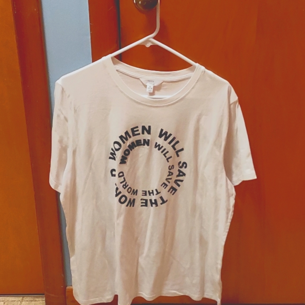 'Women Will Save The World' White T-Shirt